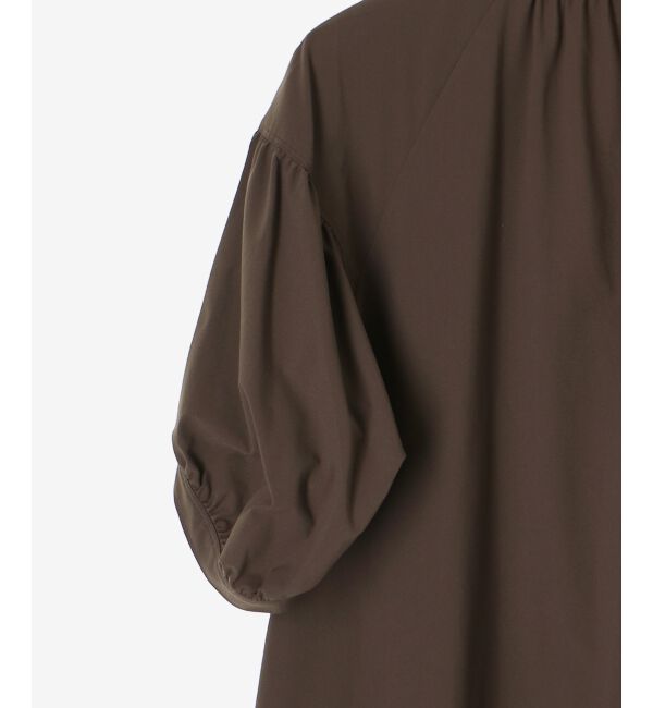  「ギャザースリーブスキッパーワンピース」|ワンピース|