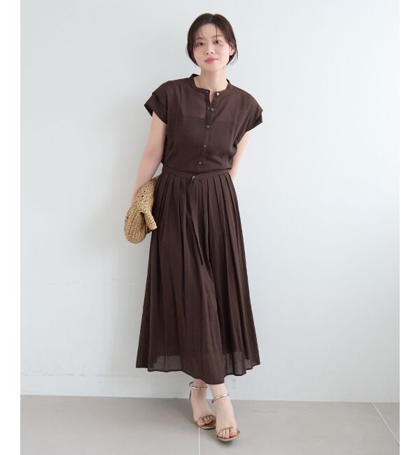  「シアーボイルフレンチスリーブワンピース」|ワンピース|