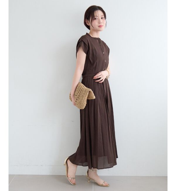  「シアーボイルフレンチスリーブワンピース」|ワンピース|