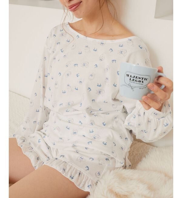 MAJESTICLEGON「リラックスネコチャンルームウェア」|ルームウェア|