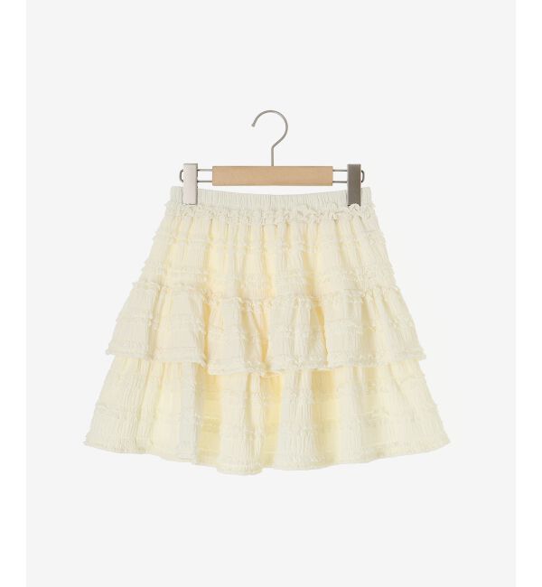 MAJESTICLEGON「カットレースフリルミニスカパン」|スカート|