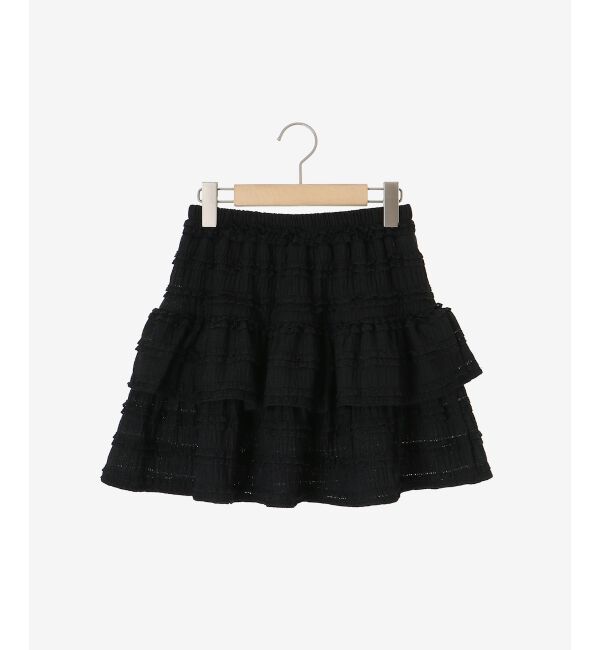 MAJESTICLEGON「カットレースフリルミニスカパン」|スカート|