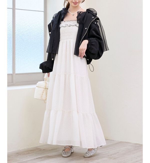  「サテンショートフードブルゾン」|ブルゾン・スタジャン|