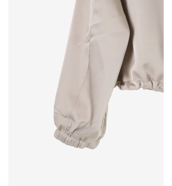  「サテンショートフードブルゾン」|ブルゾン・スタジャン|