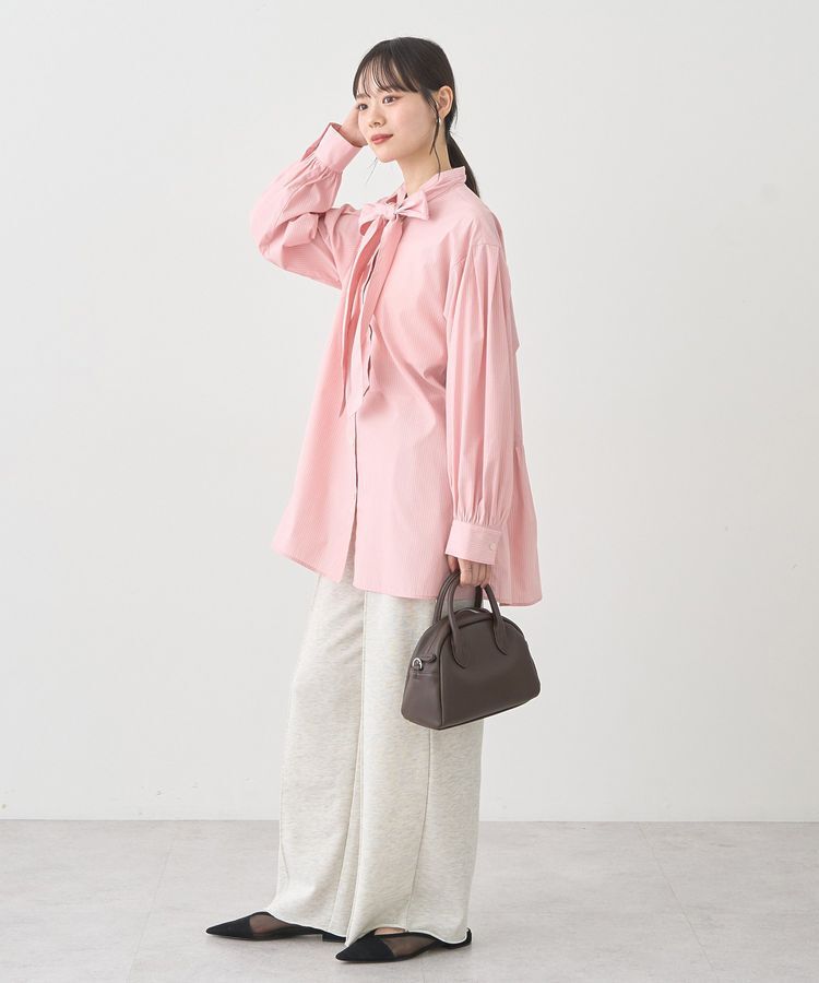 earth music&ecology「2wayボウタイブラウス」|シャツ・ブラウス|