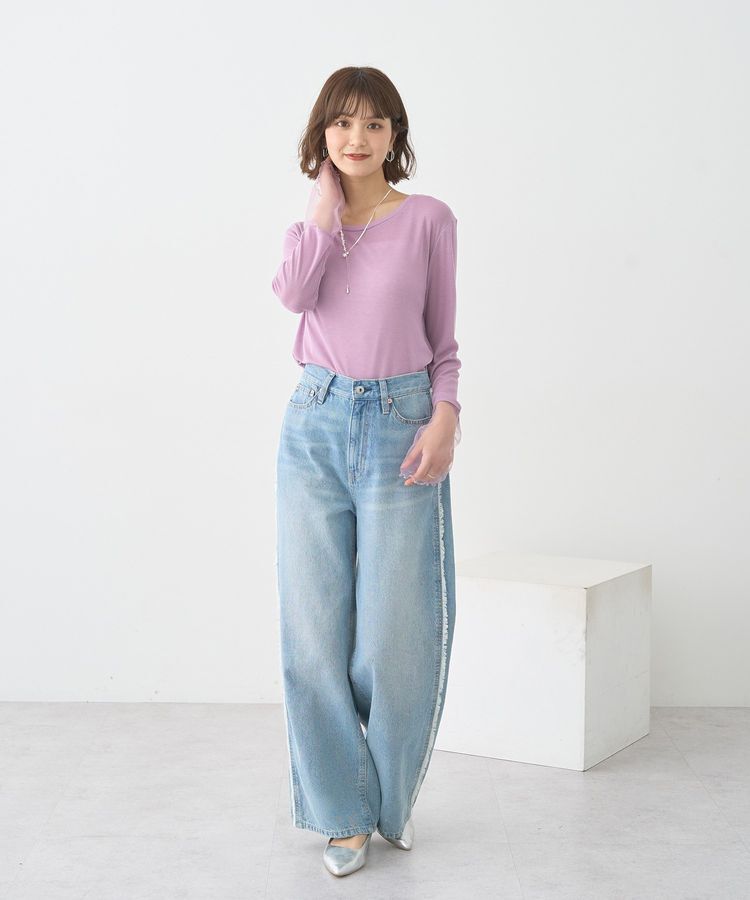 earth music&ecology「シアースリーブプルオーバー」|Tシャツ・カットソー|