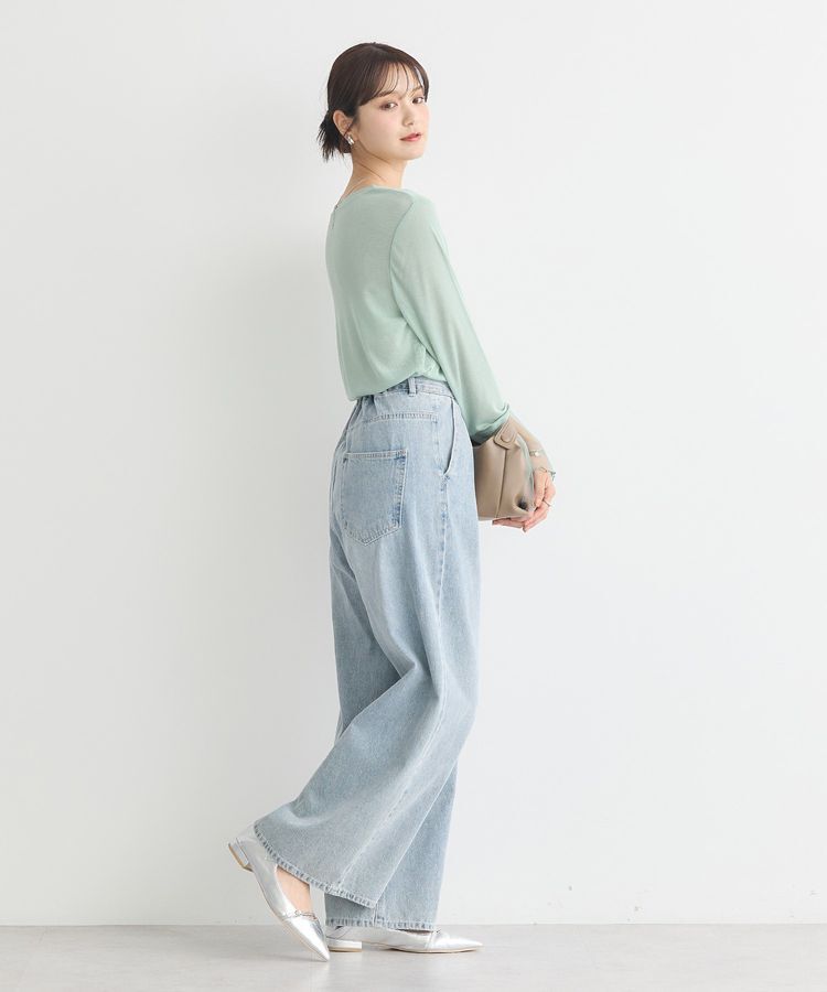 earth music&ecology「シアースリーブプルオーバー」|Tシャツ・カットソー|