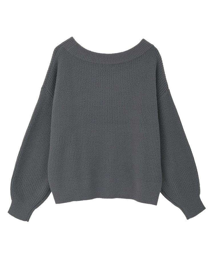 earth music&ecology「パウダーシャギー畦プルオーバー」|ニット・セーター|