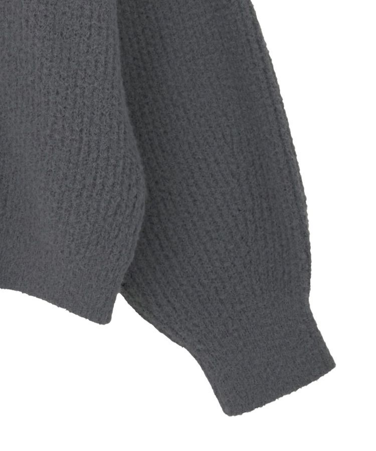 earth music&ecology「パウダーシャギー畦プルオーバー」|ニット・セーター|