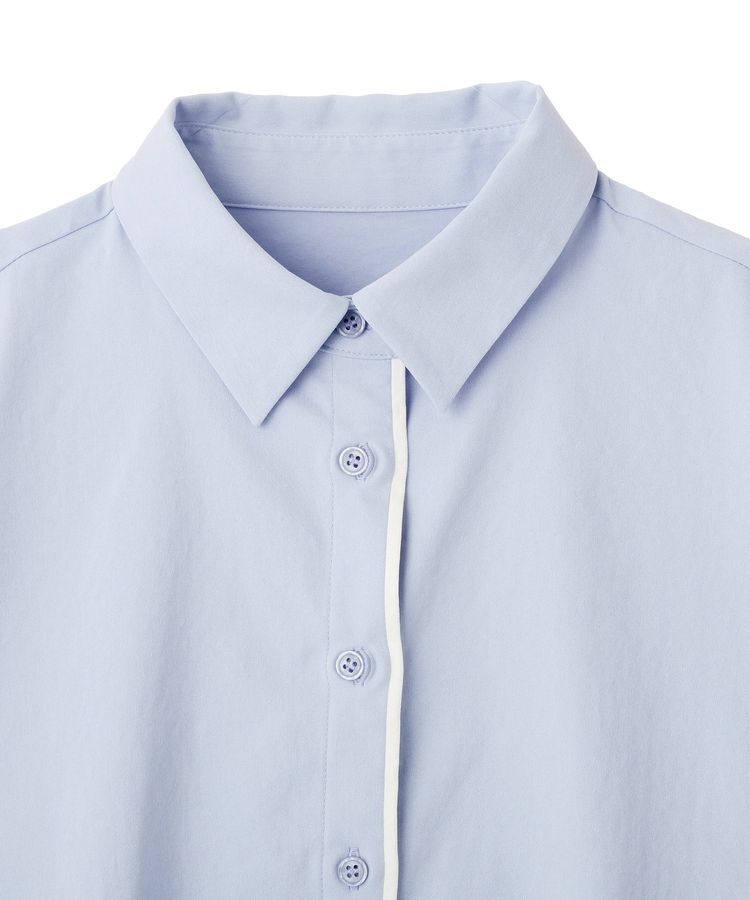 earth music&ecology「パイピングショートシャツ」|シャツ・ブラウス|