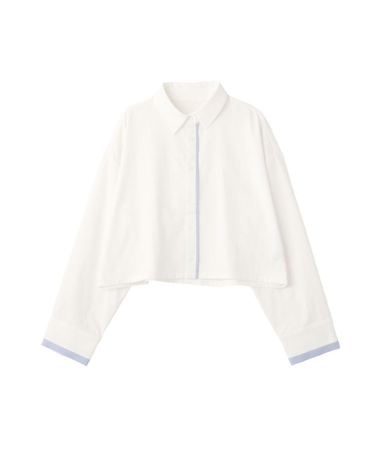 earth music&ecology「パイピングショートシャツ」|シャツ・ブラウス|