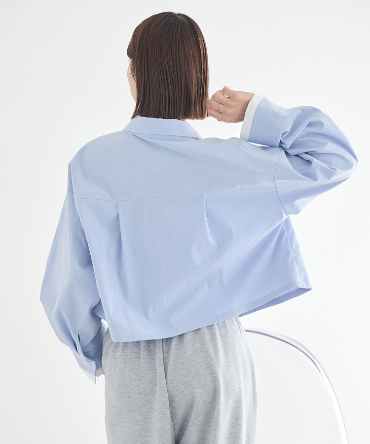 earth music&ecology「パイピングショートシャツ」|シャツ・ブラウス|