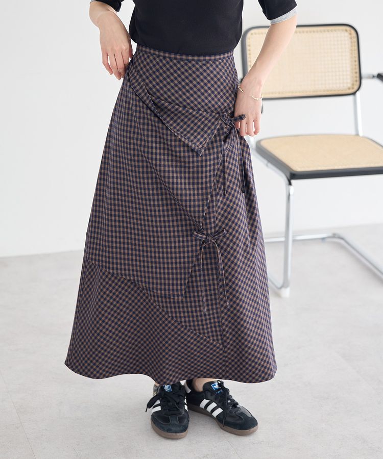 earth music&ecology「ランダムキリカエラップスカート」|スカート|