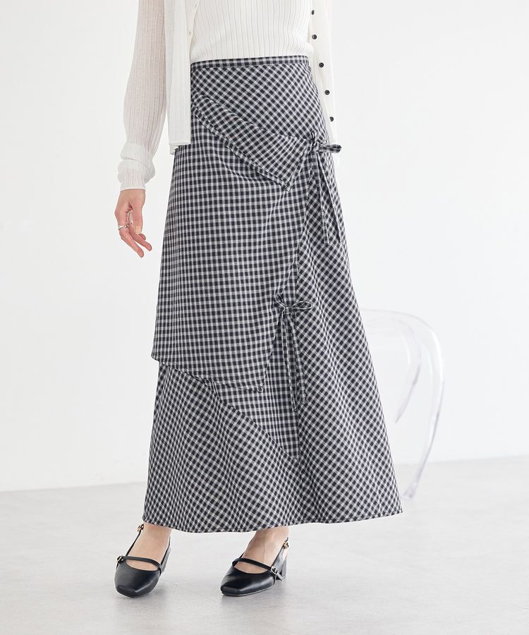 earth music&ecology「ランダムキリカエラップスカート」|スカート|