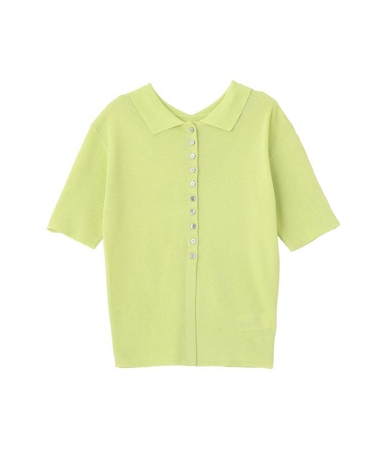 earth music&ecology「前後2WAYポロニット」|ニット・セーター|