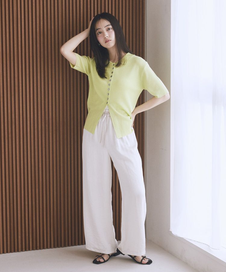 earth music&ecology「前後2WAYポロニット」|ニット・セーター|