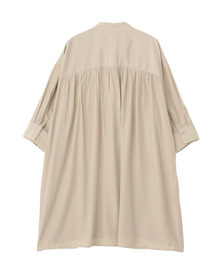 earth music&ecology「スタンドカラーオーバーチュニックシャツ」|シャツ・ブラウス|