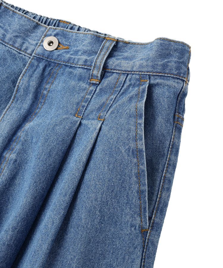 earth music&ecology「イージータックワイドデニム」|デニム|