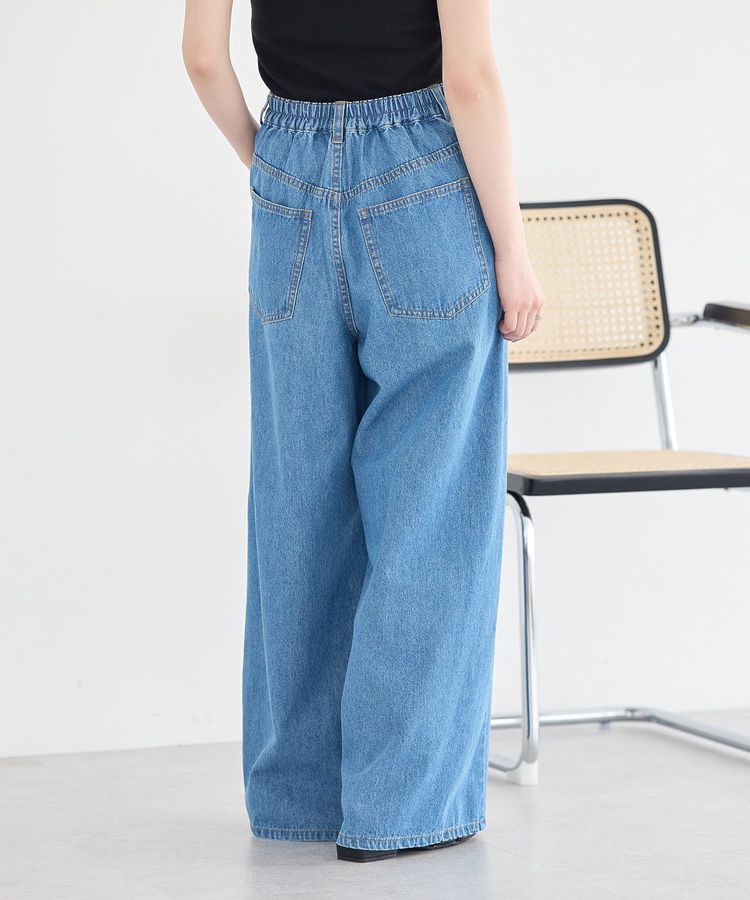 earth music&ecology「イージータックワイドデニム」|デニム|