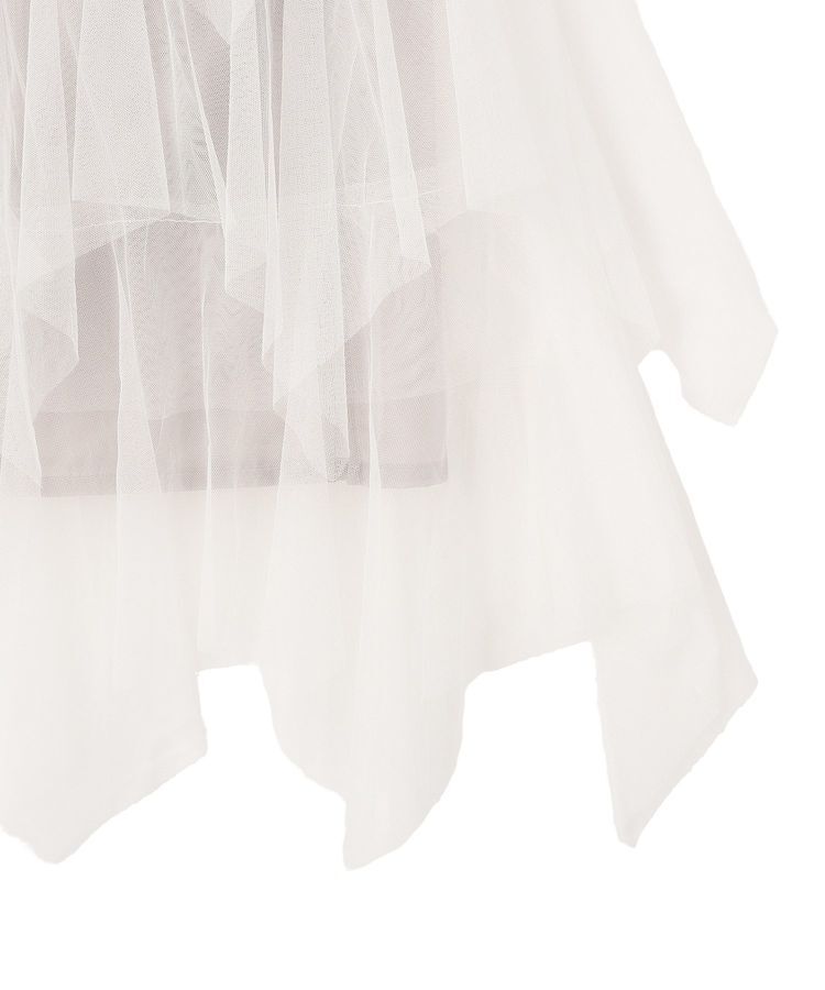 earth music&ecology「2wayレイヤードチュールスカート」|スカート|