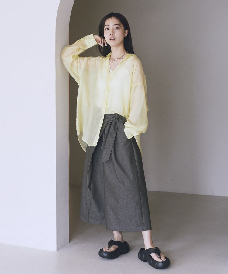 earth music&ecology「ラップハーフパンツ」|その他|