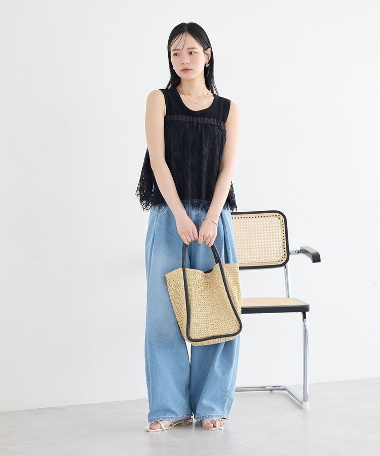 earth music&ecology「レースレイヤードスカート」|その他|