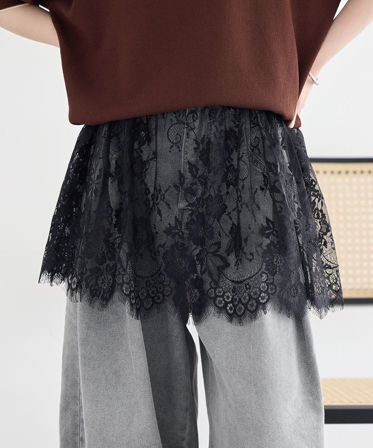 earth music&ecology「レースレイヤードスカート」|その他|