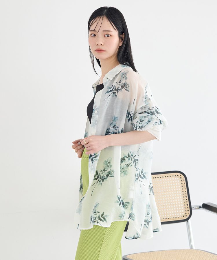 earth music&ecology「シアーシャツ」|シャツ・ブラウス|