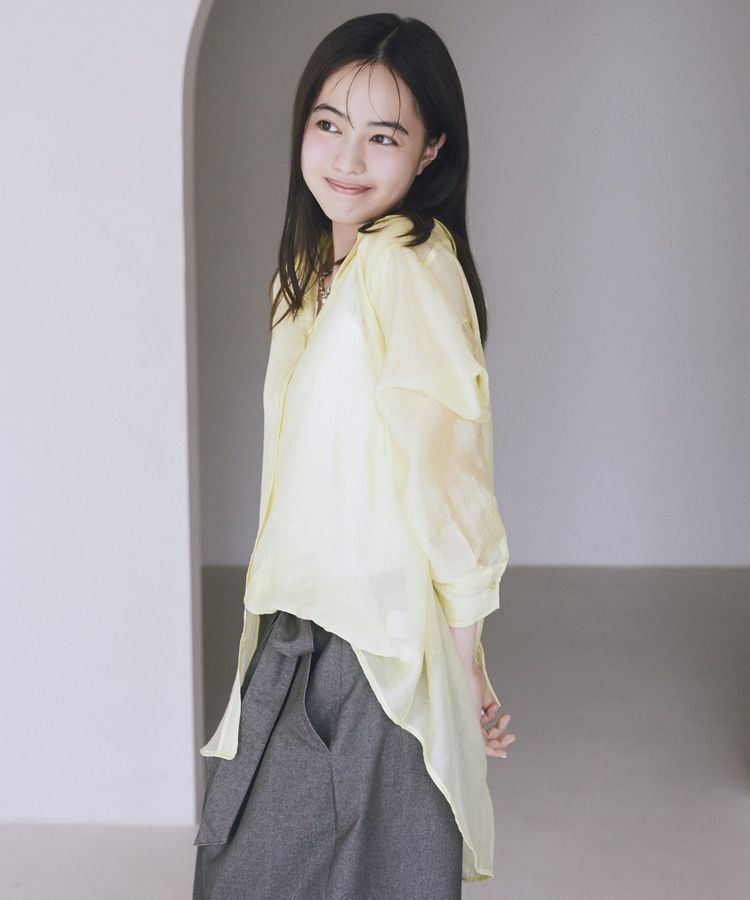 earth music&ecology「シアーシャツ」|シャツ・ブラウス|