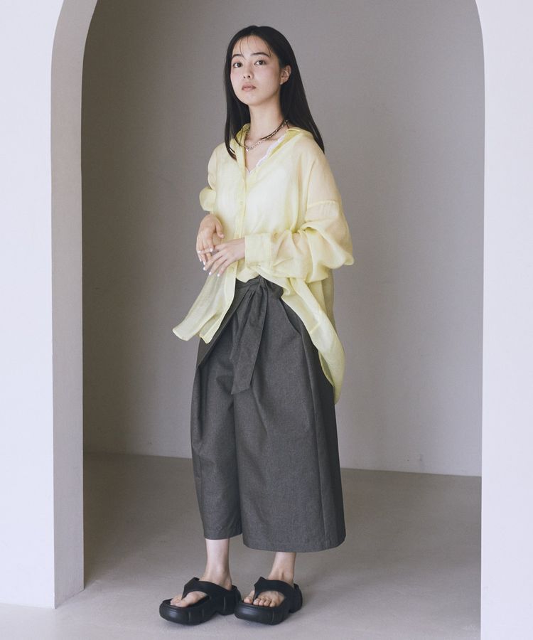 earth music&ecology「シアーシャツ」|シャツ・ブラウス|