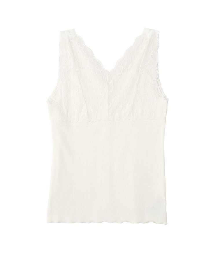 earth music&ecology「前後2WAYレースタンクトップ」|インナー|