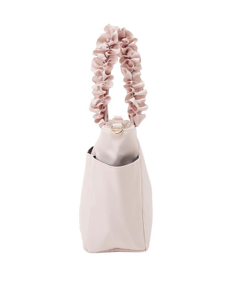 Maison de FLEUR「撥水加工フリルハンドル2Wayトートバッグ」|トートバッグ|