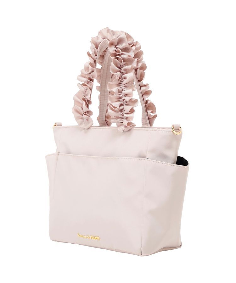 Maison de FLEUR「撥水加工フリルハンドル2Wayトートバッグ」|トートバッグ|