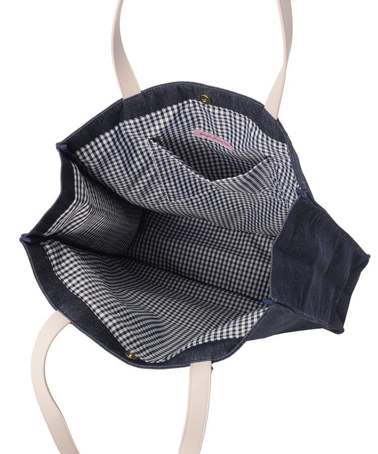 Maison de FLEUR「デニムブランドロゴスクエアトートバッグ」|トートバッグ|