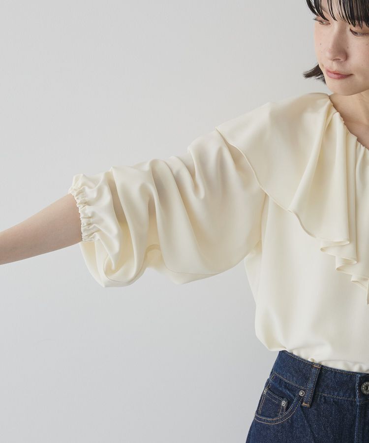 AMERICAN HOLIC「フリルカラーブラウス」|シャツ・ブラウス|