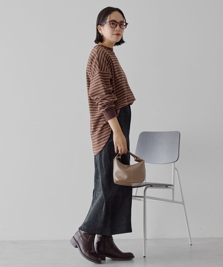 AMERICAN HOLIC「ソフトタッチボーダープルオーバー」|Tシャツ・カットソー|