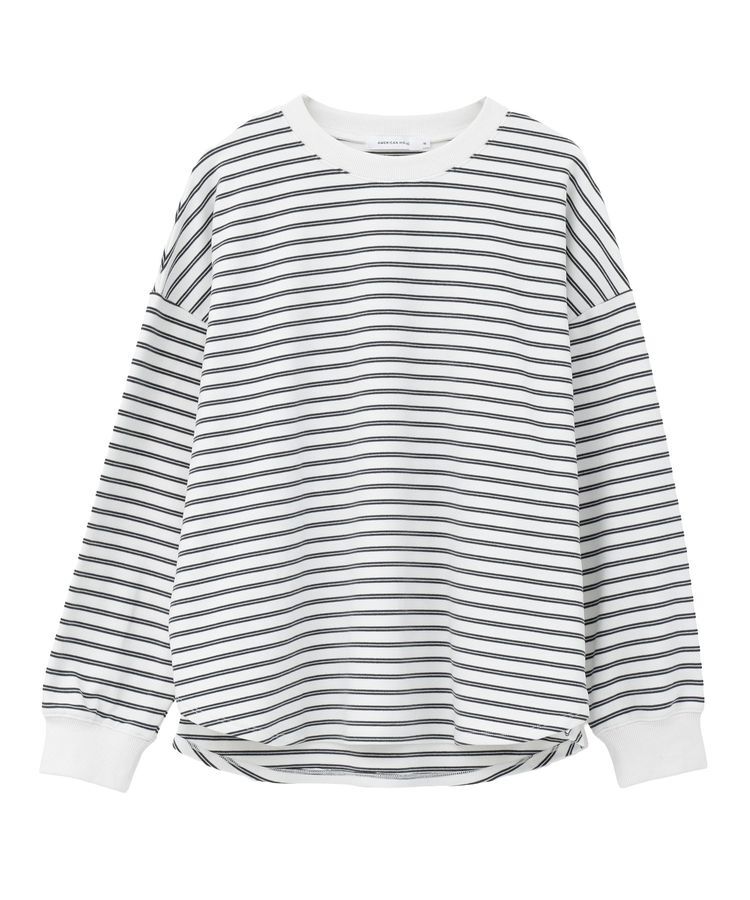 AMERICAN HOLIC「ソフトタッチボーダープルオーバー」|Tシャツ・カットソー|