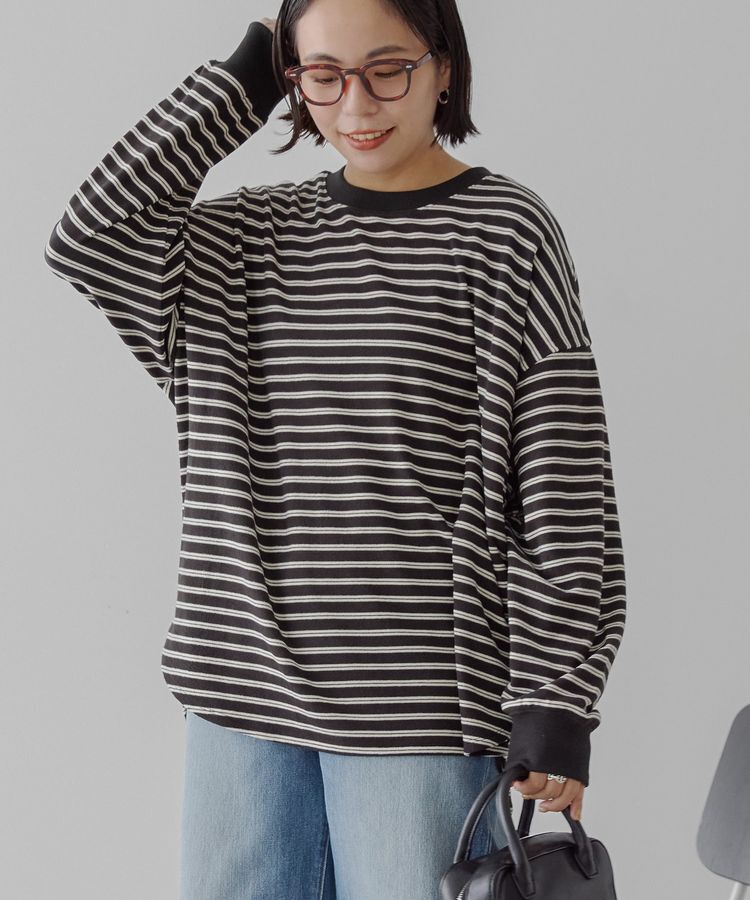 AMERICAN HOLIC「ソフトタッチボーダープルオーバー」|Tシャツ・カットソー|