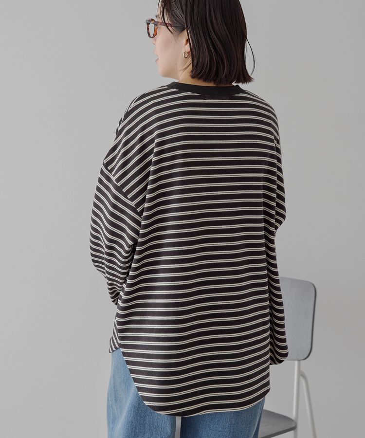 AMERICAN HOLIC「ソフトタッチボーダープルオーバー」|Tシャツ・カットソー|