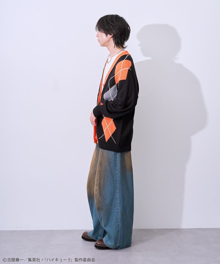 Green Parks「ハイキュー!! アーガイルカーディガン」|カーディガン|