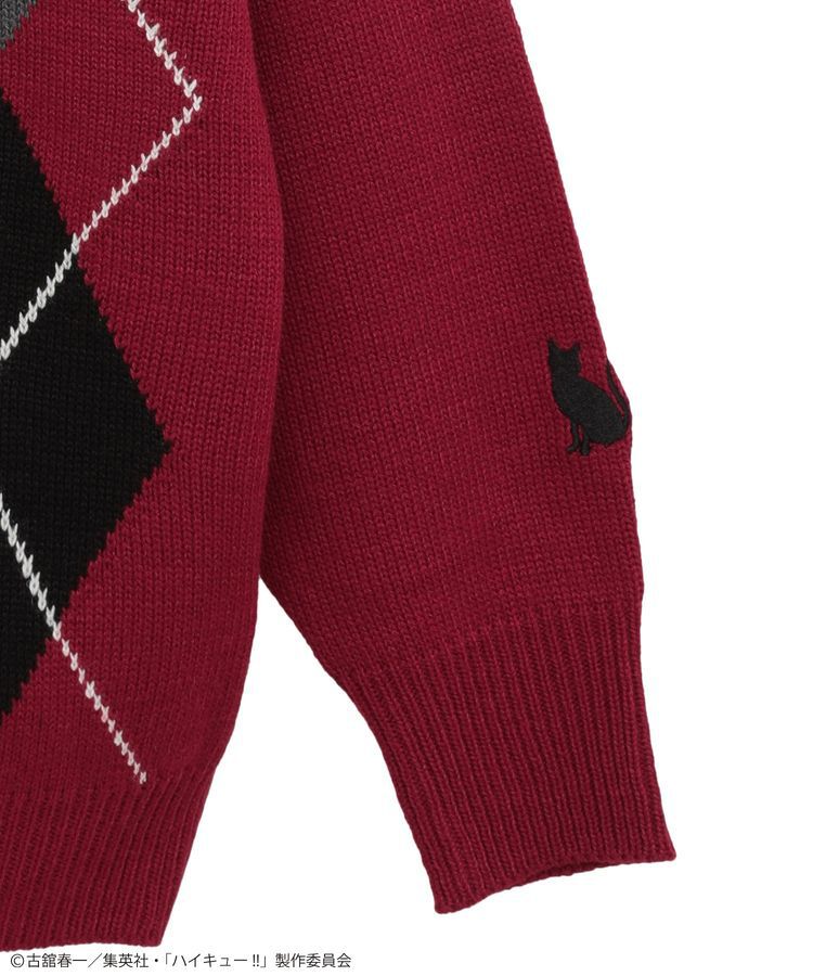 Green Parks「ハイキュー!! アーガイルカーディガン」|カーディガン|