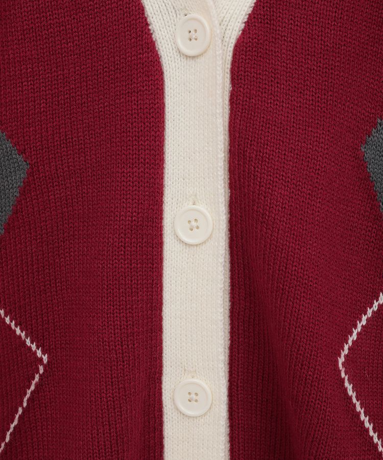 Green Parks「ハイキュー!! アーガイルカーディガン」|カーディガン|