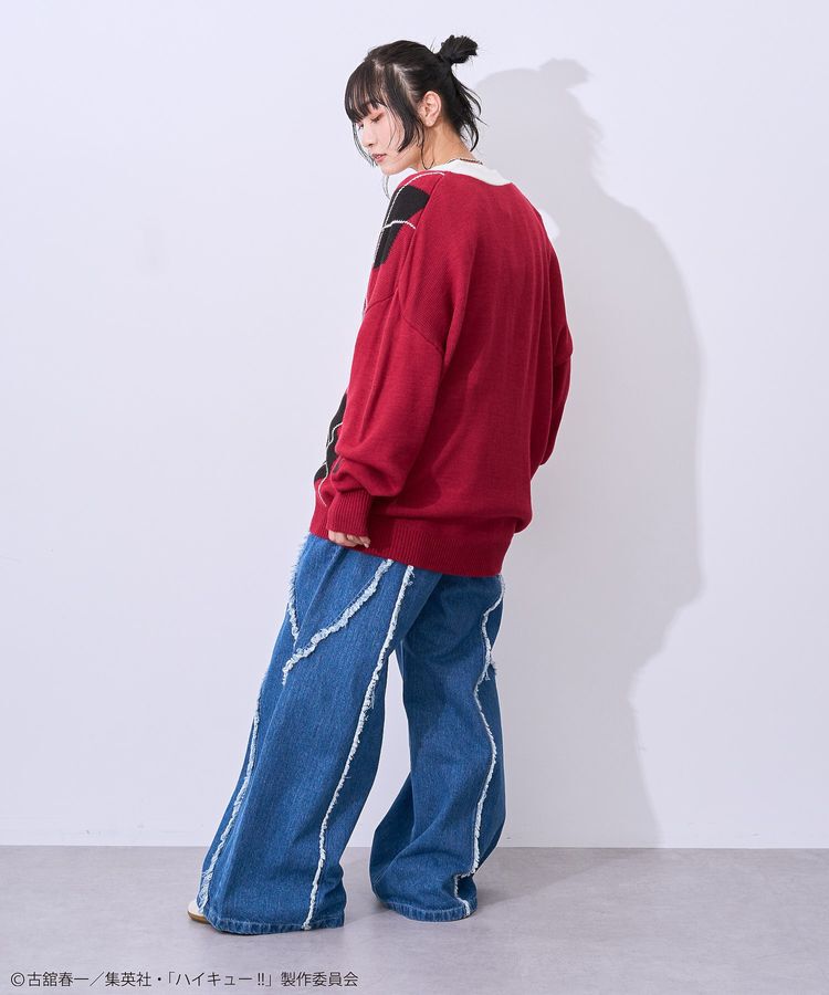 Green Parks「ハイキュー!! アーガイルカーディガン」|カーディガン|