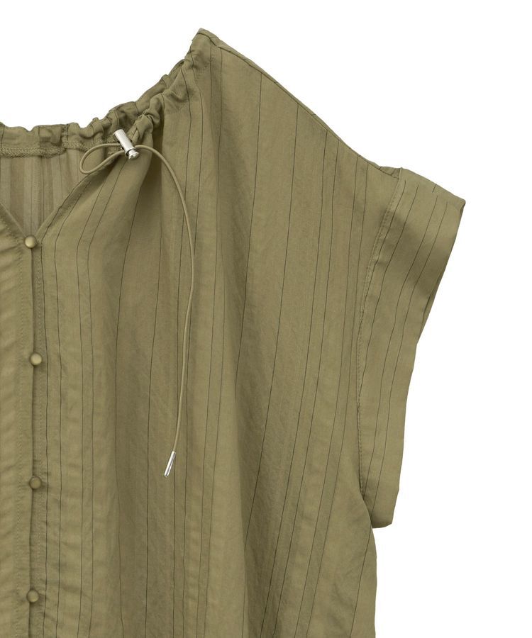 Green Parks「ドロストネックフレンチスリーブブラウス」|シャツ・ブラウス|