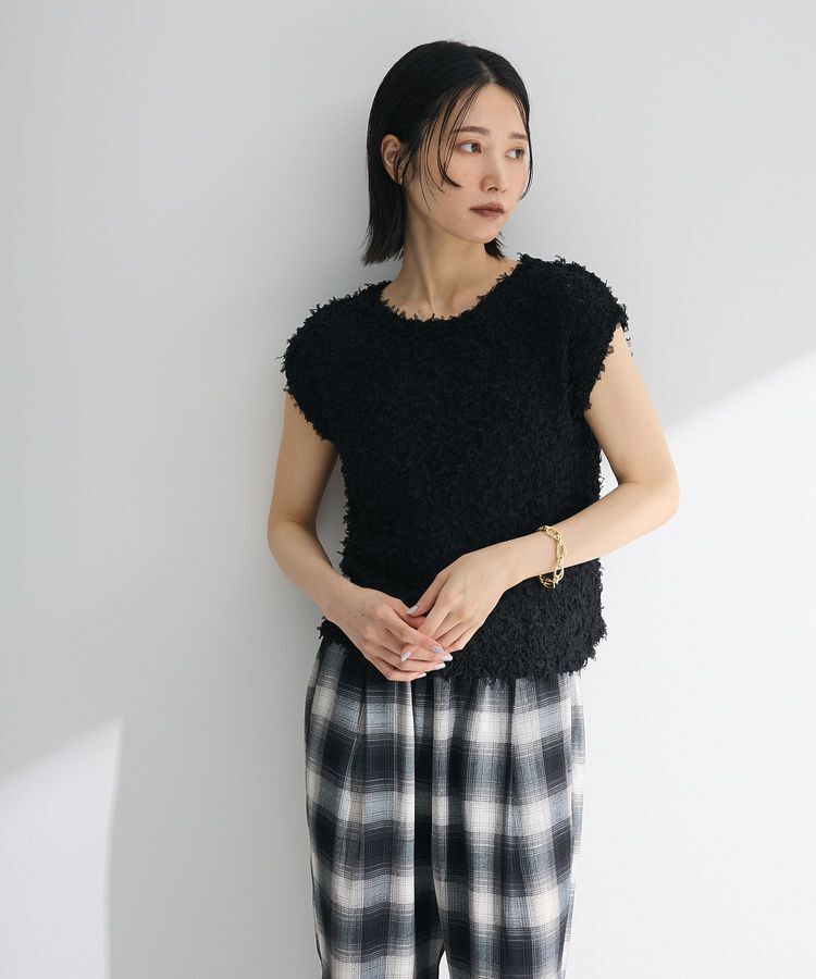 Green Parks「・swing by チュールヤーンプルオーバー」|ベスト・ジレ|