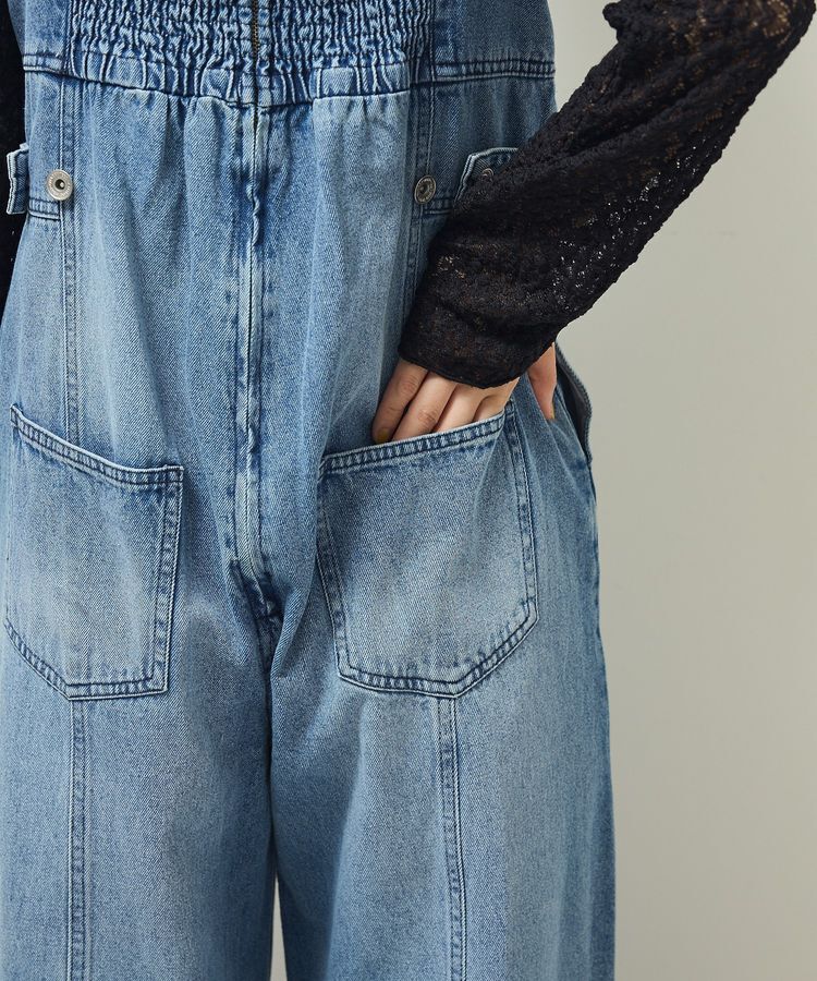 Green Parks「・SUGAR SPOON デニムコルセットオールインワン」|オールインワン|