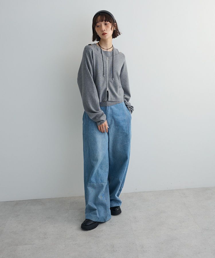 AnriettMusee「SET2点Zipニットカーディガン+アメスリタンク」|ニット・セーター|