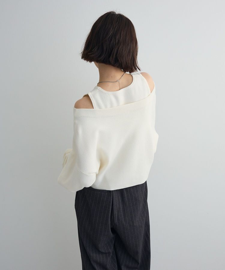 AnriettMusee「SET2点Zipニットカーディガン+アメスリタンク」|ニット・セーター|