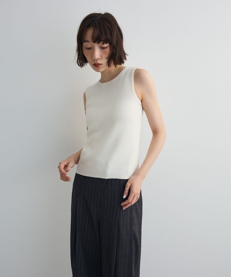 AnriettMusee「SET2点Zipニットカーディガン+アメスリタンク」|ニット・セーター|