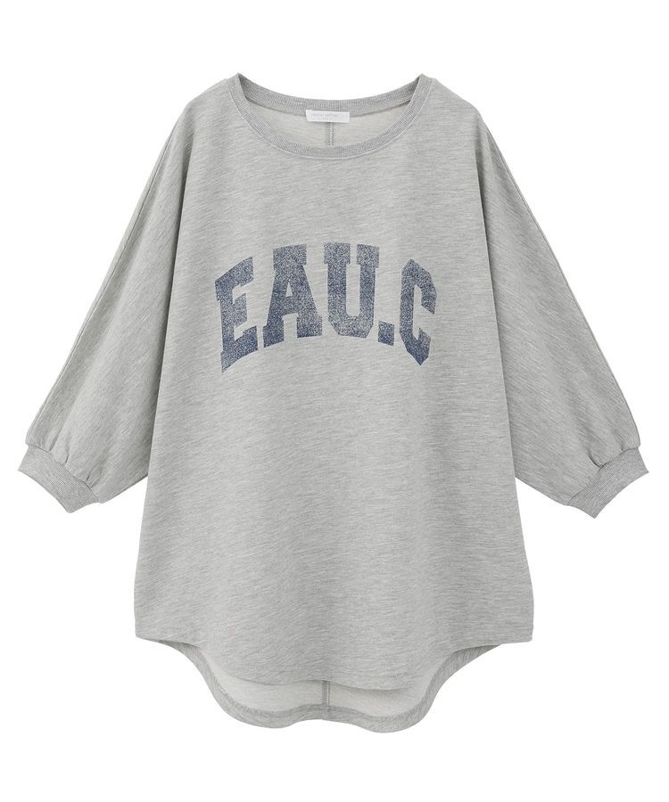 Green Parks「7分袖ミニ裏毛ドルマンロゴプルオーバー」|Tシャツ・カットソー|